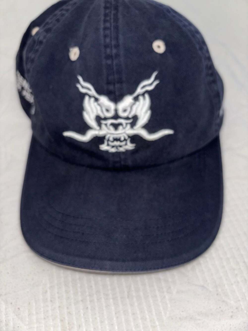Ahead Vintage Dragon Send Me Your Heroes Hat Blue Dad Cap